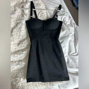 Revolve Superdown Black Corset Dress